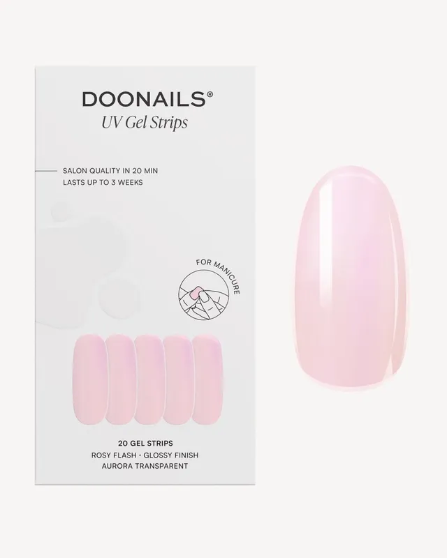 doonails-rosy-flash-uv-gel-strips image 1