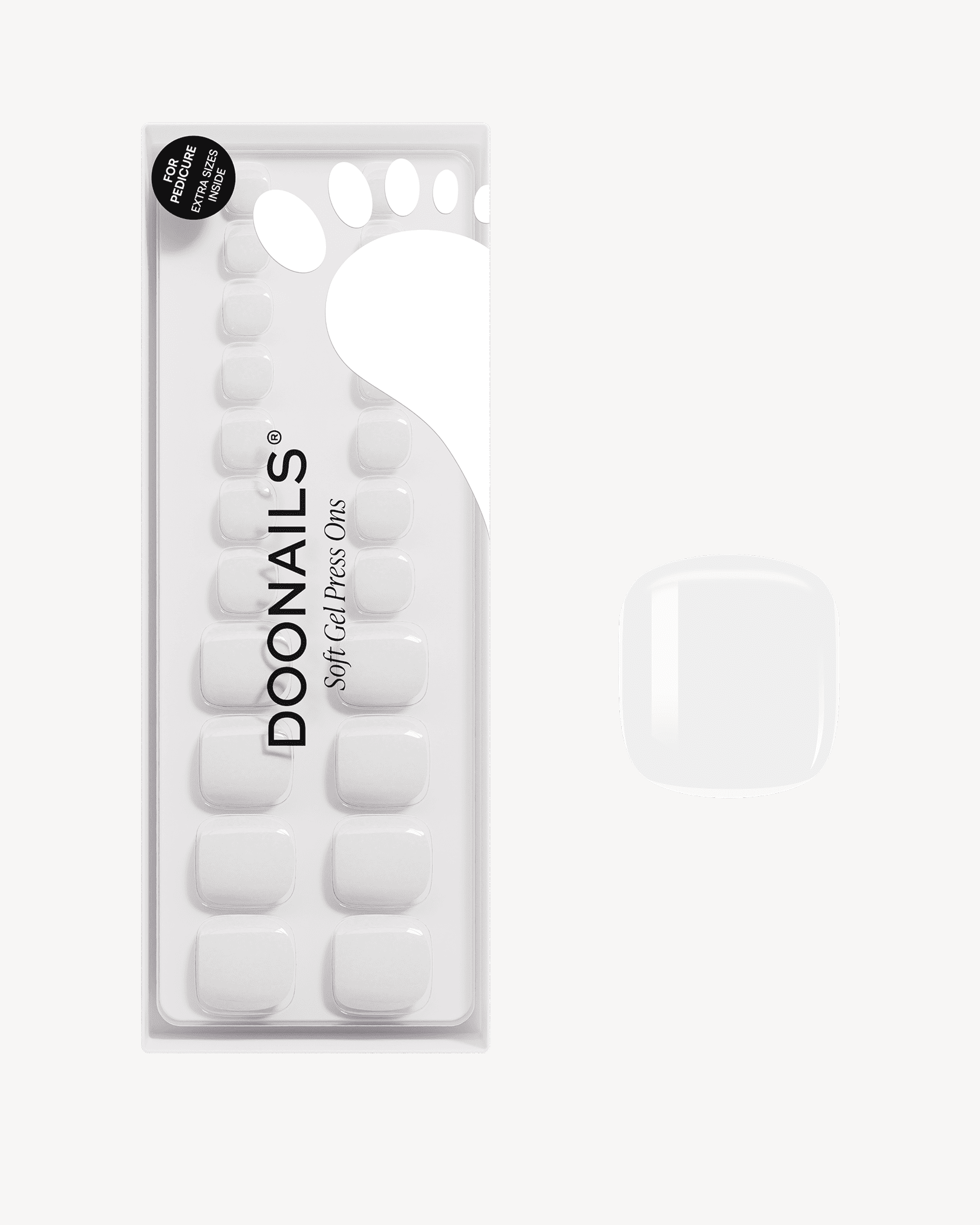 doonails-snow-white-pedik-re-soft-gel-press-ons-f-r-zehen image 1