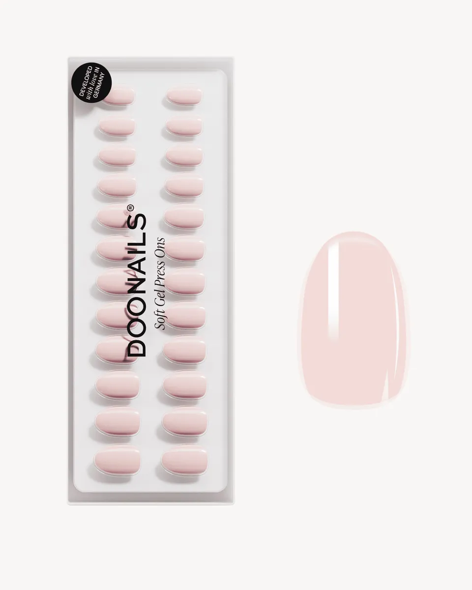 doonails-ballerina-short-round-soft-gel-press-ons-soft-gel-press-on-n-gel-in-ros image 1