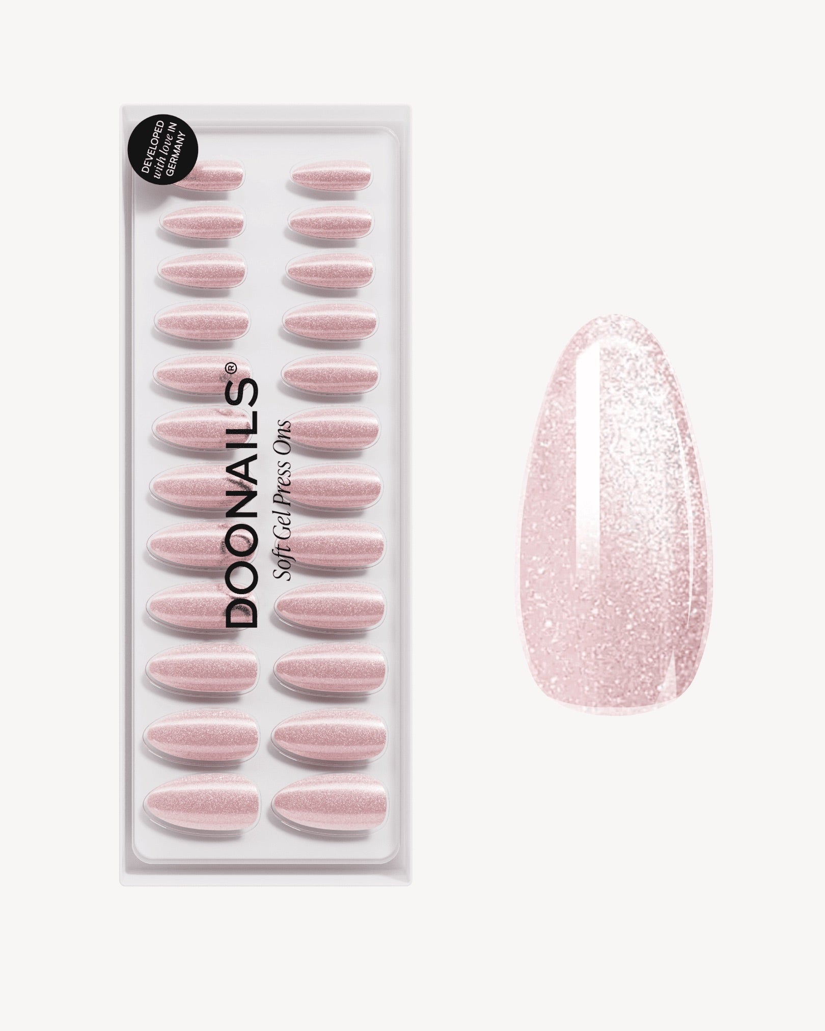 doonails-rose-cat-eye-soft-gel-press-ons-medium-almond image 1