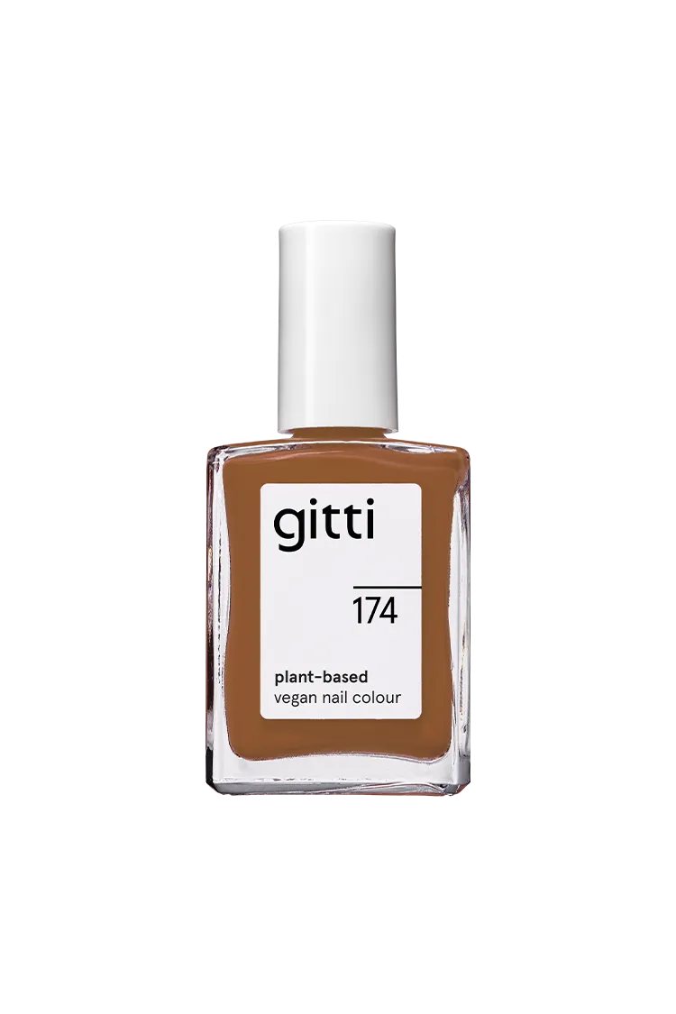 gitti-no-174-pflanzenbasierter-nagellack-erdiges-braun image 1
