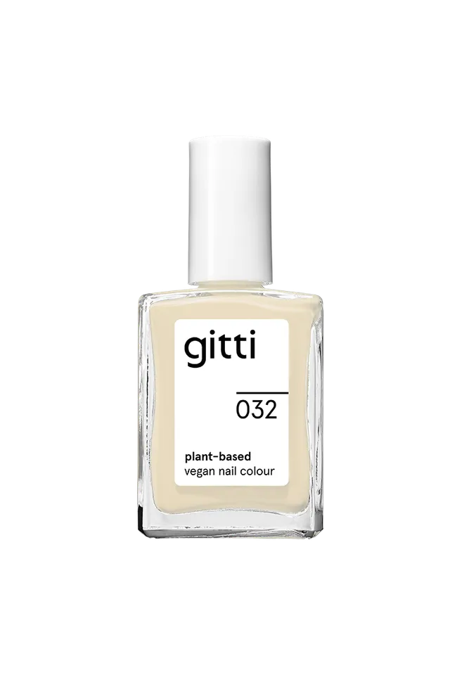 gitti-no-032-plant-based-nagellack-sanftes-butter-wei-gelb image 1