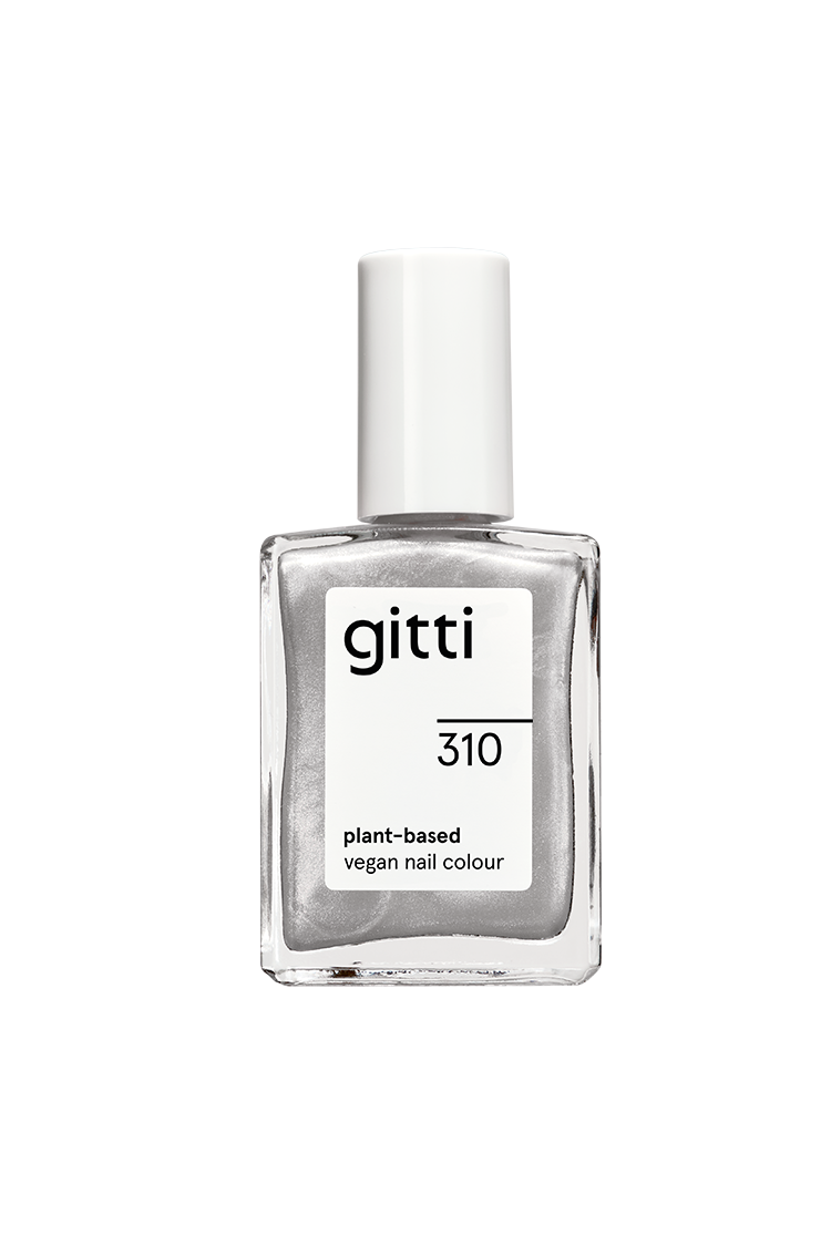 gitti-no-310-pflanzlicher-nagellack-metallic-silber-mit-chrom-effekt image 1