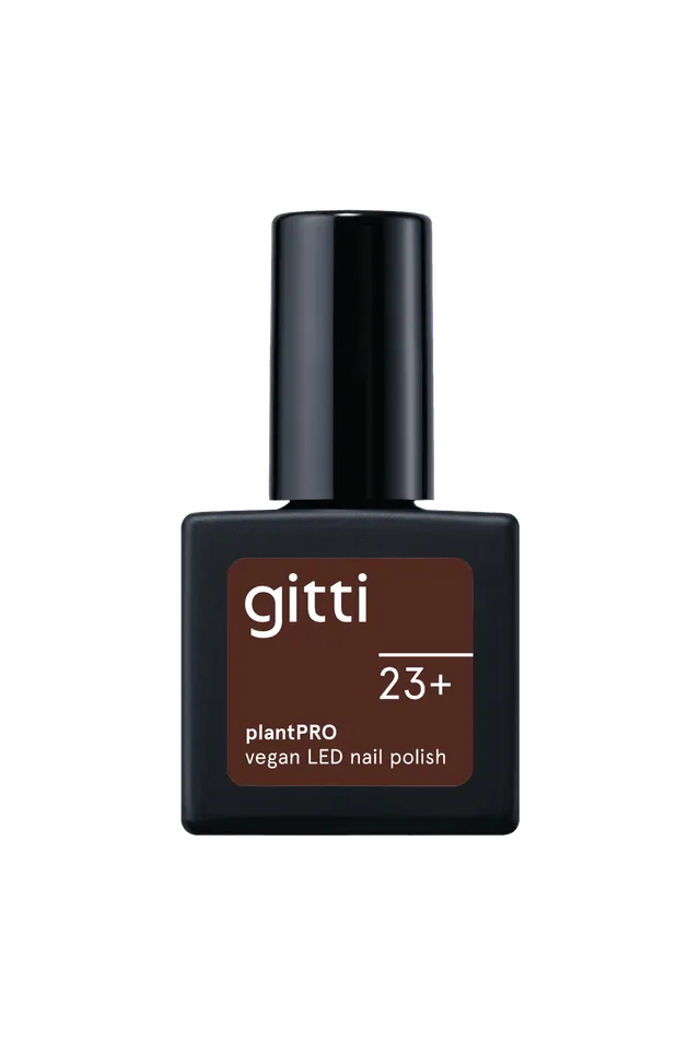 gitti-no-23-plantpro-gel-nagellack-tiefes-schokoladenbraun image 1