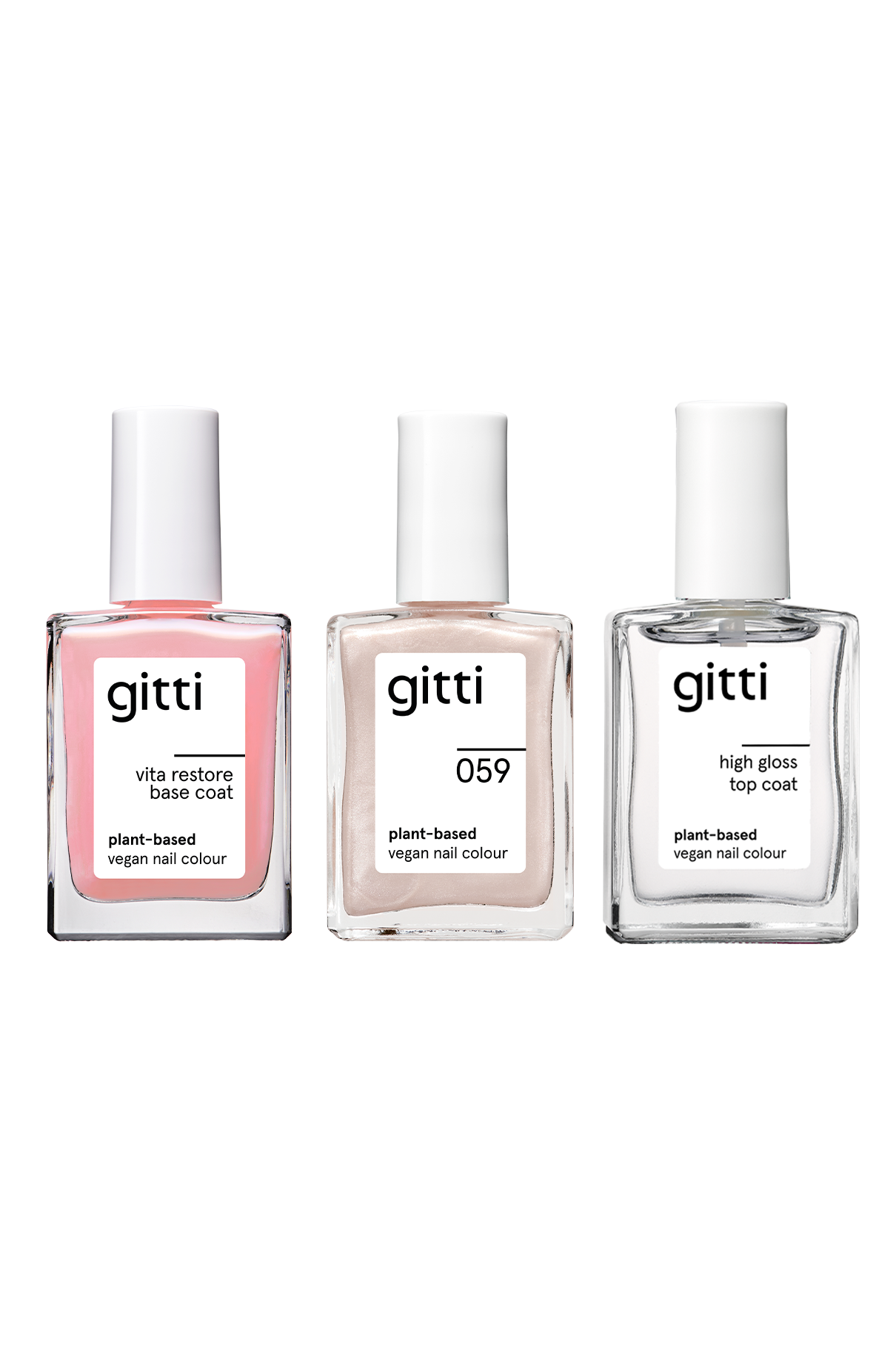 gitti-strengthening-nail-kit-base-coat-pflanzenbasierte-farbe-top-coat-3x15ml image 1