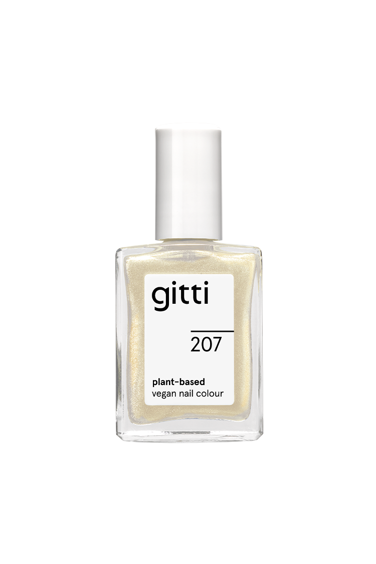 gitti-no-207-nagellack-wei-mit-gold-bl-ulichem-iris-schimmer image 1