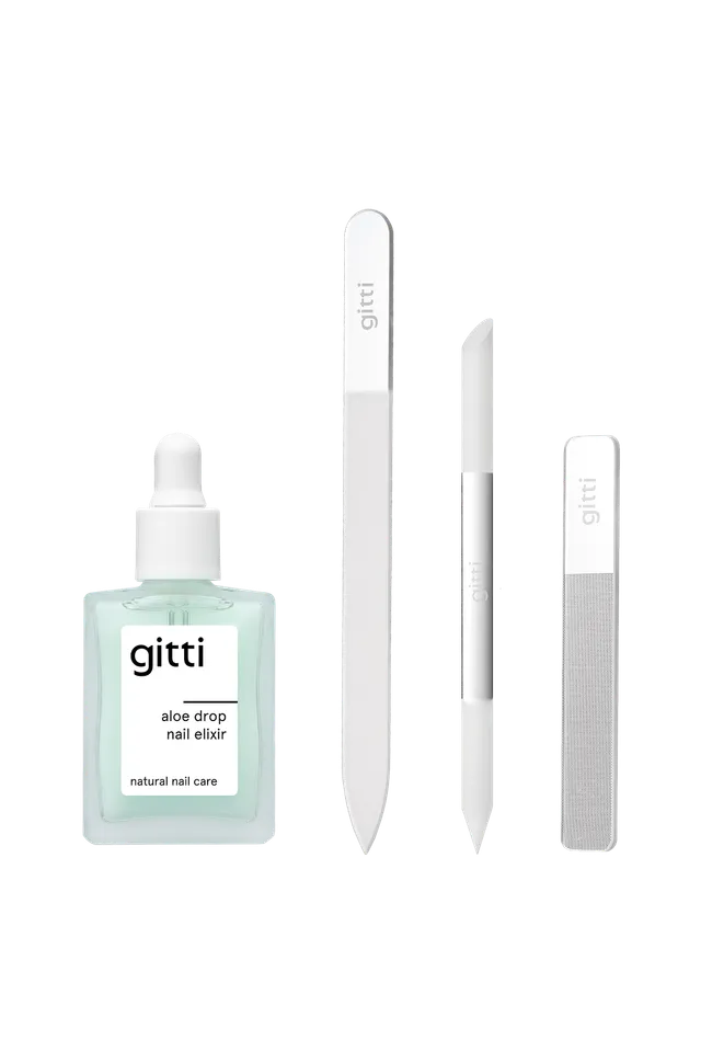 gitti-at-home-nail-spa-veganes-manik-re-set-mit-aloe-drop-elixir-feile-und-buffe image 1