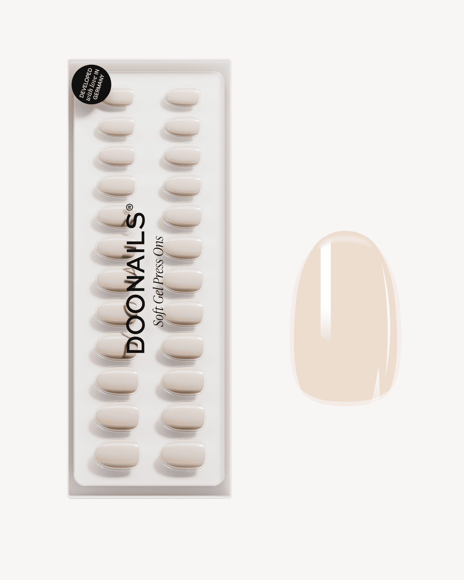doonails-vanilla-short-round-soft-gel-press-ons image 1