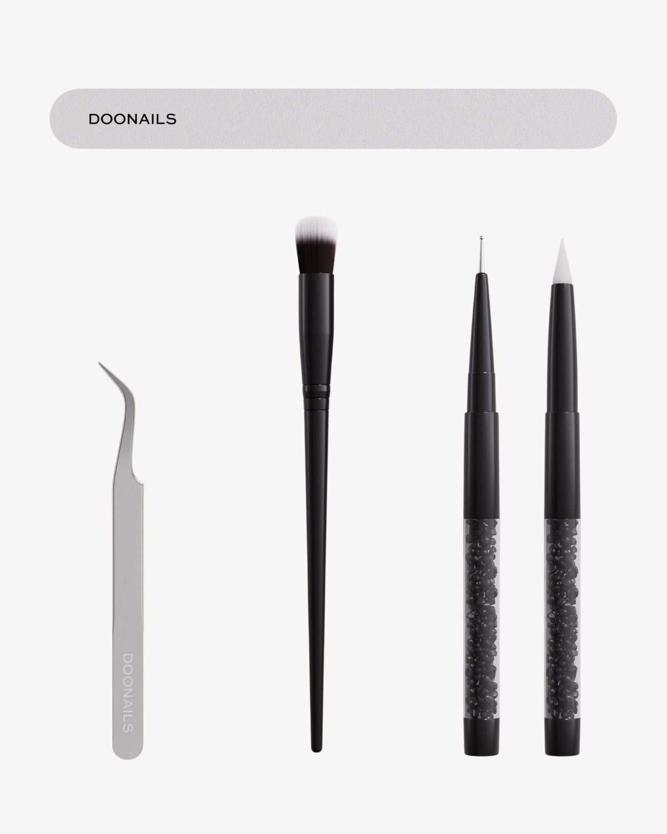 doonails-nailart-set-pinsel-pinzette-buffer-feile-zubeh-r image 1