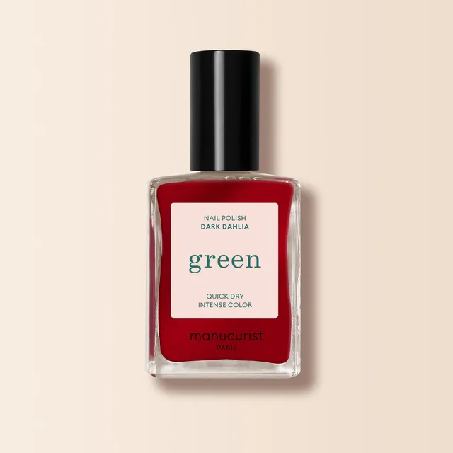 manucurist-green-dark-dahlia-veganer-nagellack-dunkelrot image 1