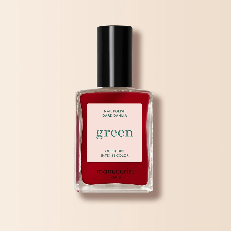 manucurist-green-dark-dahlia-veganer-nagellack-dunkelrot image 1