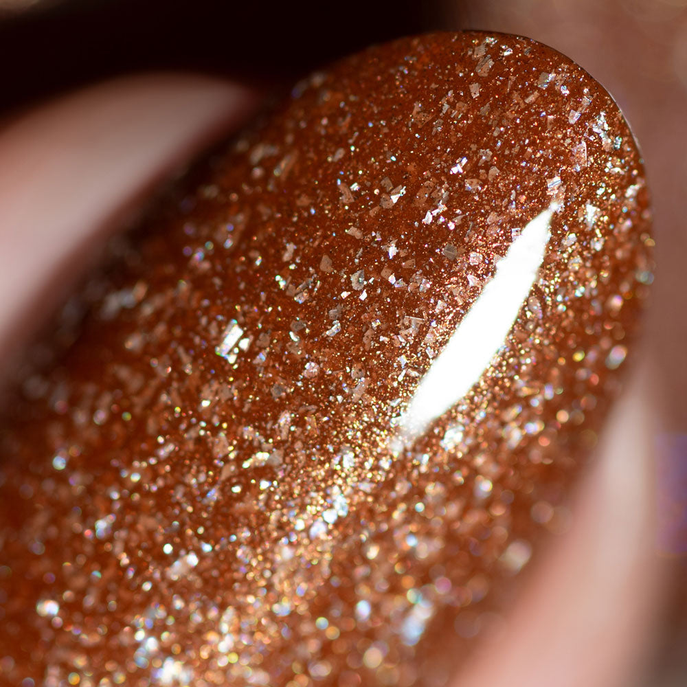 herzlack-lebkuchenmann-veganer-nagellack-braun-mit-holo-und-schimmer-11ml image 4