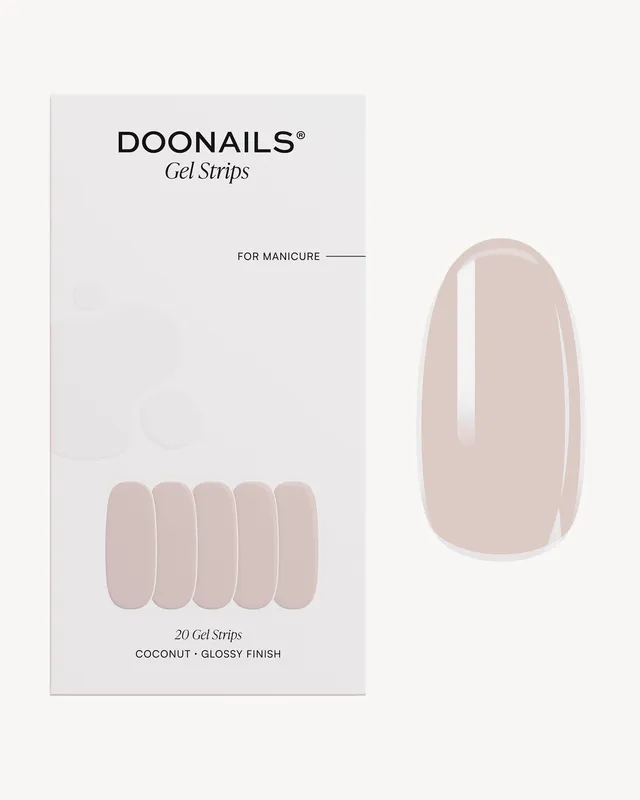 doonails-coconut-uv-gel-strips-nude-tropen-ton image 1