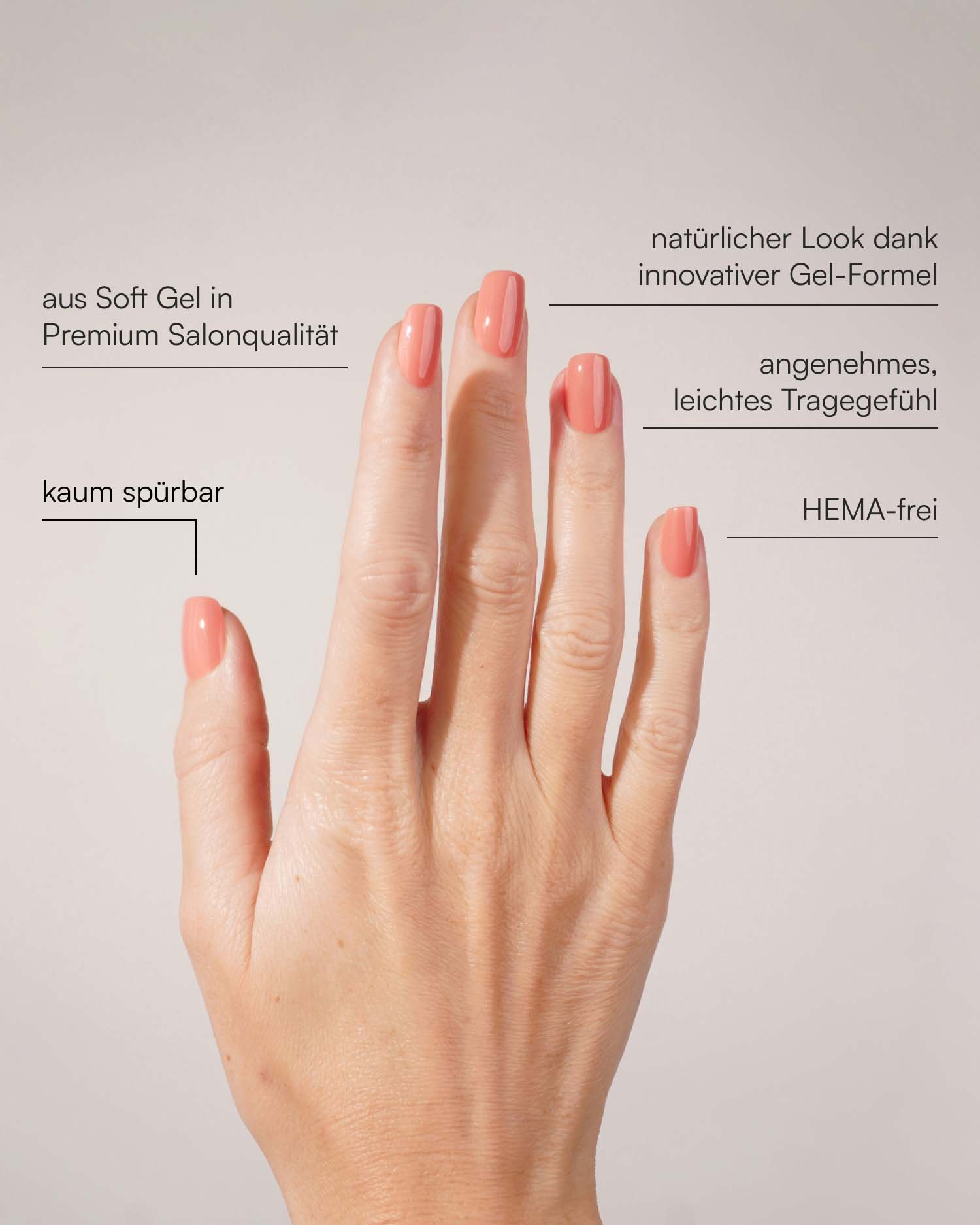 doonails-peach-please-short-square-soft-gel-press-ons-pfirsich image 3