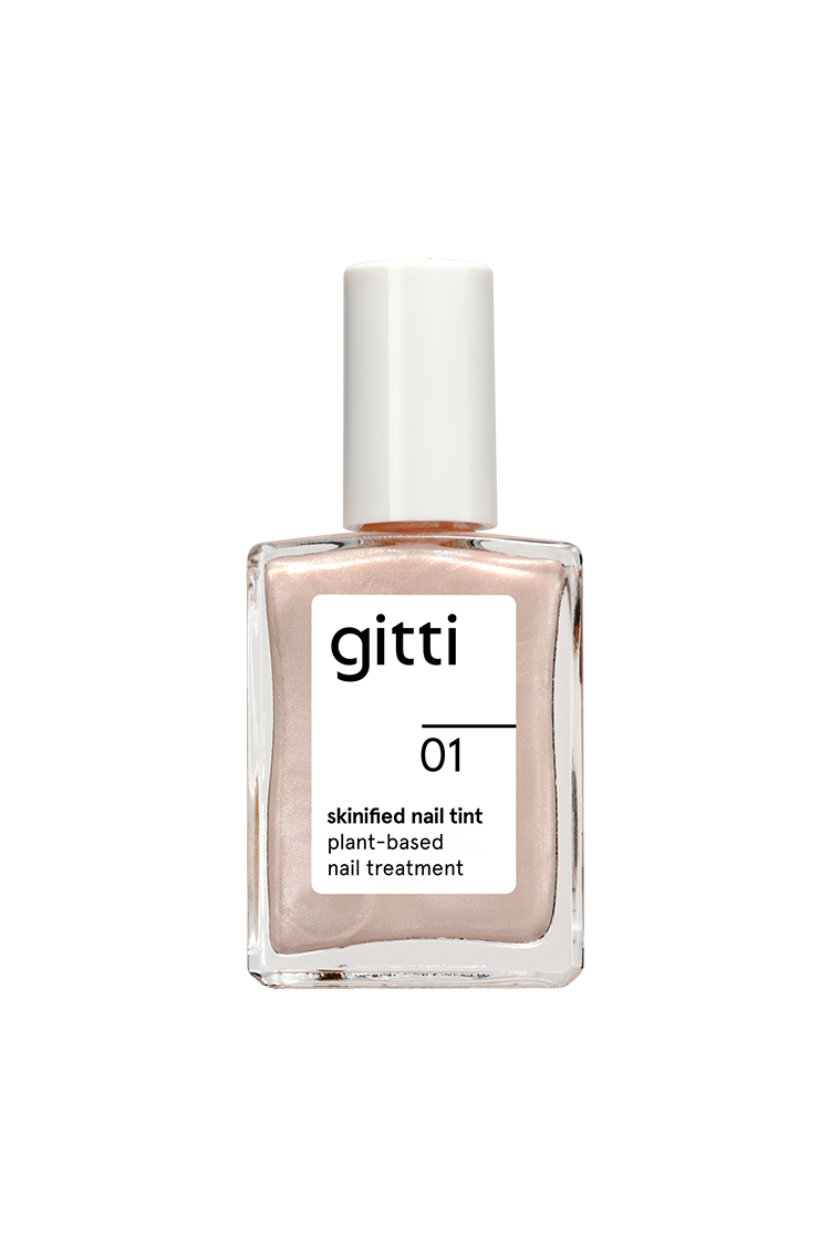gitti-skinified-nail-tint-no-01-veganer-pflegelack-creme-mit-ros-goldenem-schimm image 1