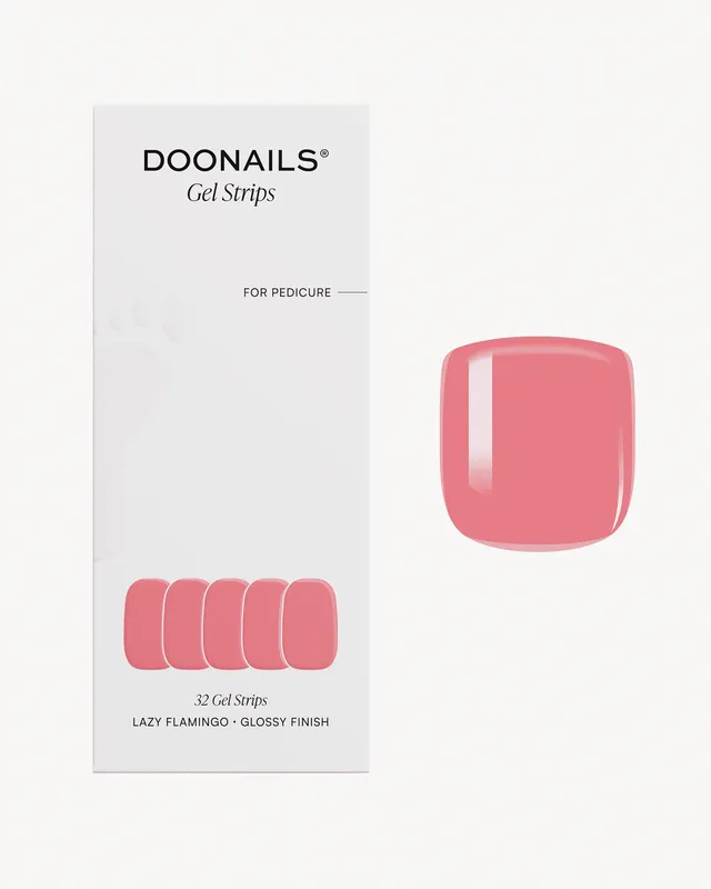 doonails-lazy-flamingo-pedik-re-uv-gel-strips image 1