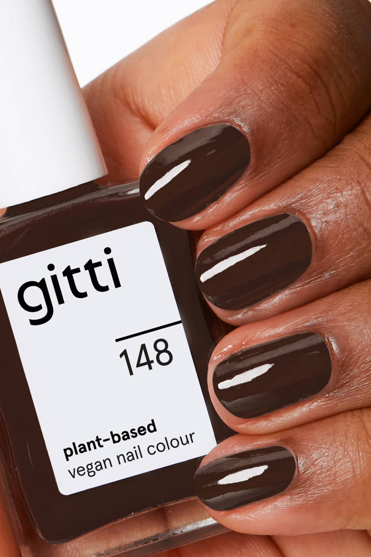 gitti-no-148-pflanzenbasierter-nagellack-intensives-braun image 2