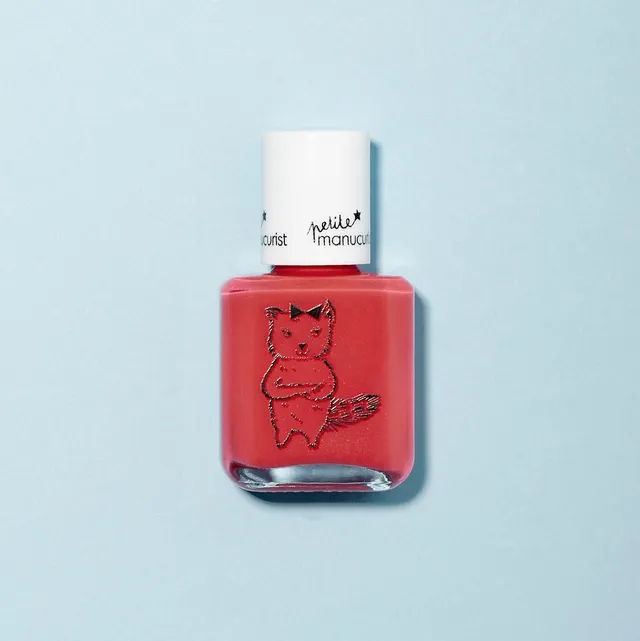 manucurist-kiki-der-kater-green-kinder-nagellack-korallenrot image 1