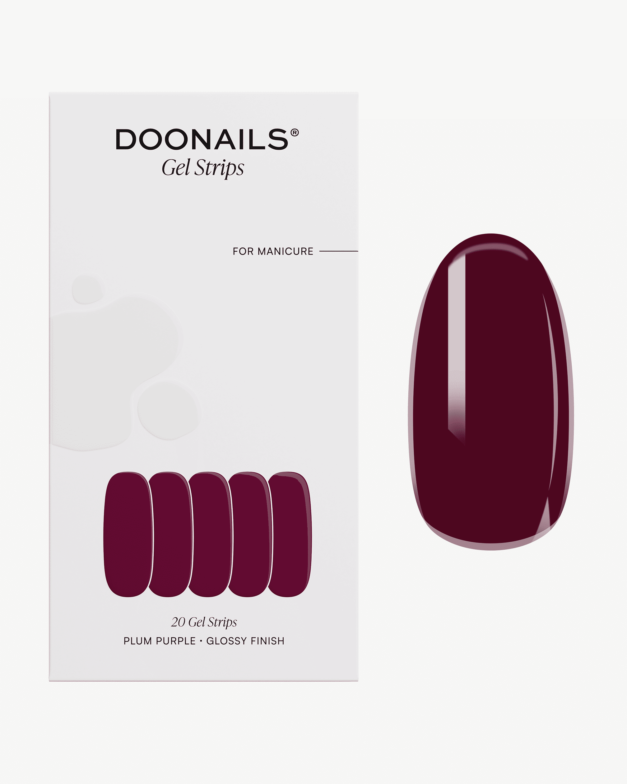 doonails-plum-purple-uv-gel-strips image 1