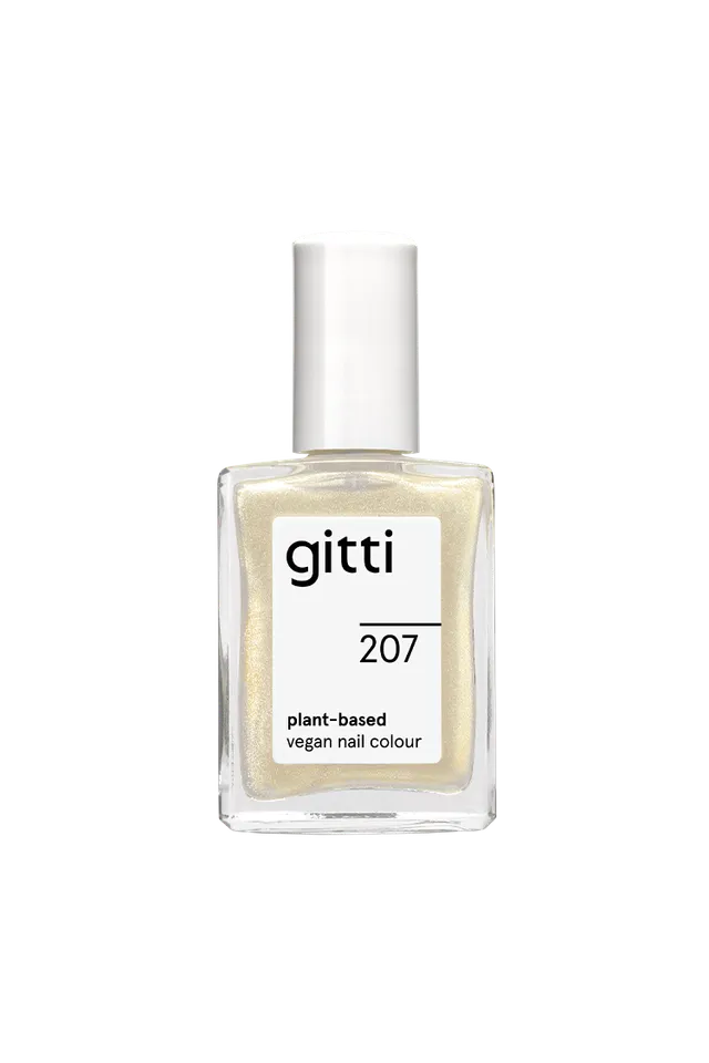 gitti-no-207-nagellack-wei-mit-gold-bl-ulichem-iris-schimmer image 1