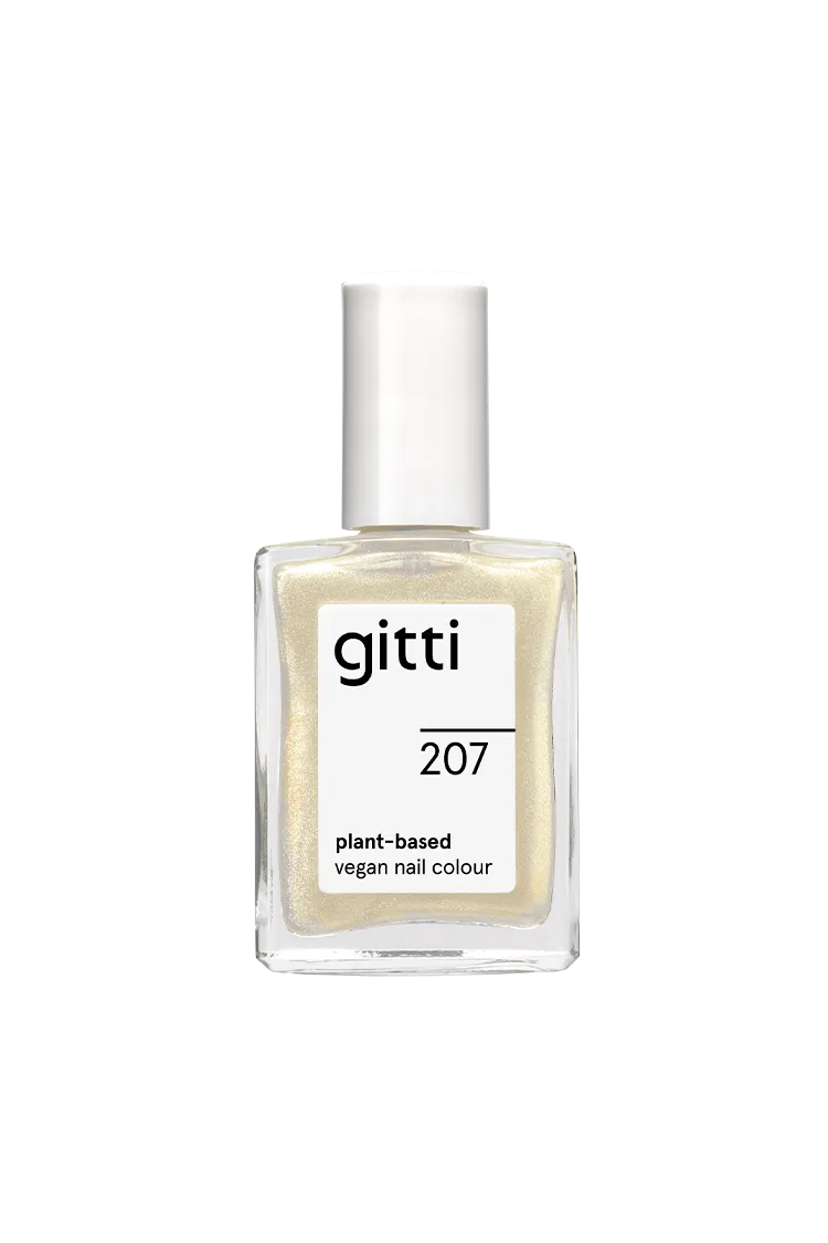 gitti-no-207-nagellack-wei-mit-gold-bl-ulichem-iris-schimmer image 1