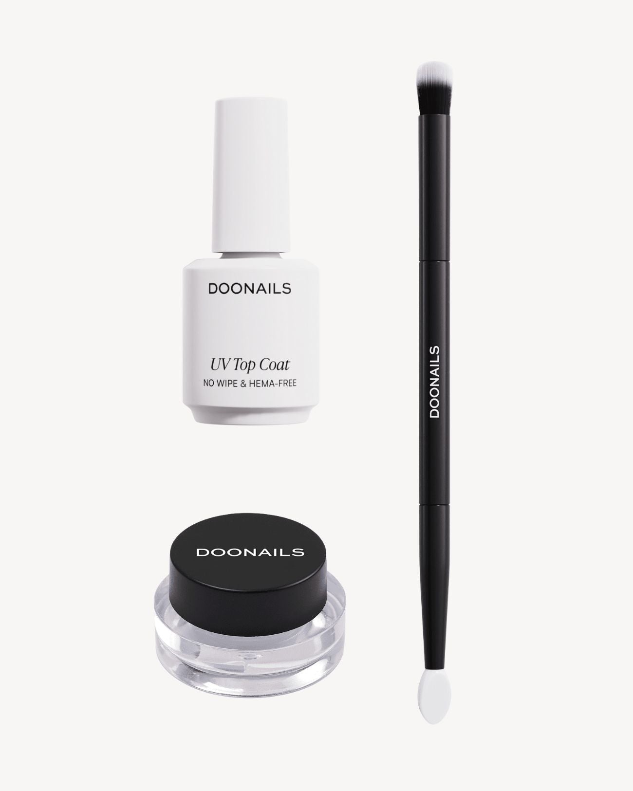 doonails-chrome-powder-set-glazed-donut-chrome-nails-bundle-mit-uv-top-coat image 1
