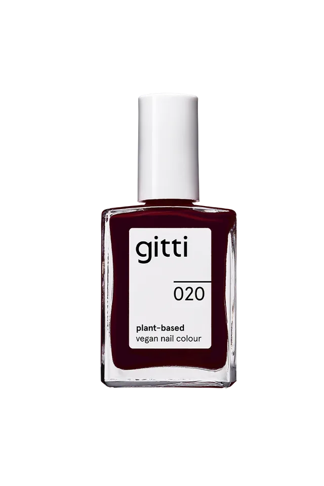 gitti-no-020-plant-based-nagellack-tiefes-rot image 1