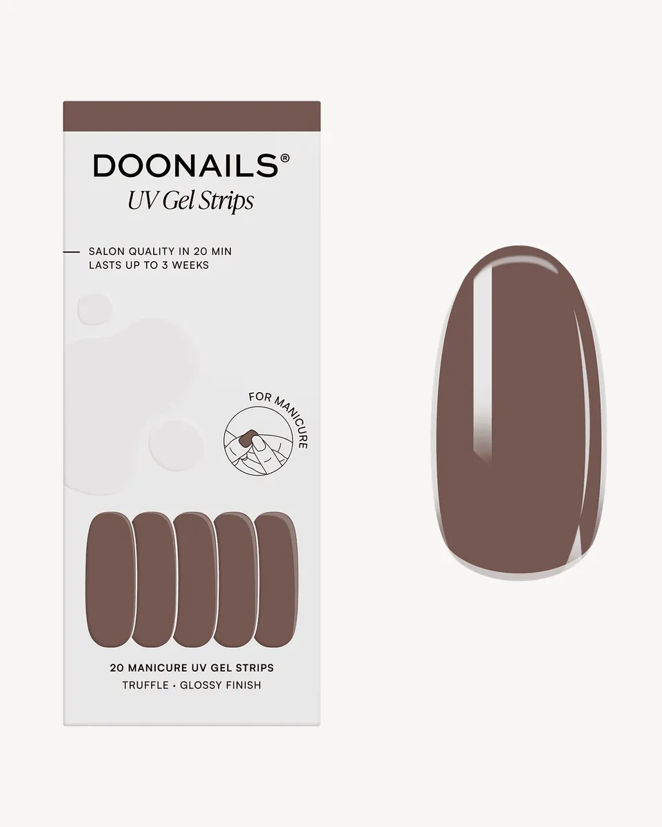 doonails-truffle-uv-gel-strips-braun-uv-nagelstrips image 1