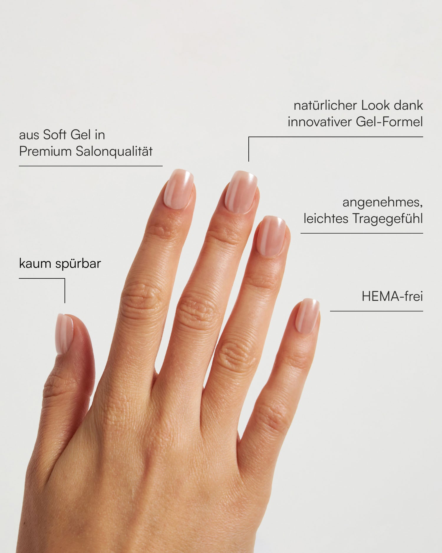 doonails-prosecco-short-square-soft-gel-press-ons-schimmer image 3
