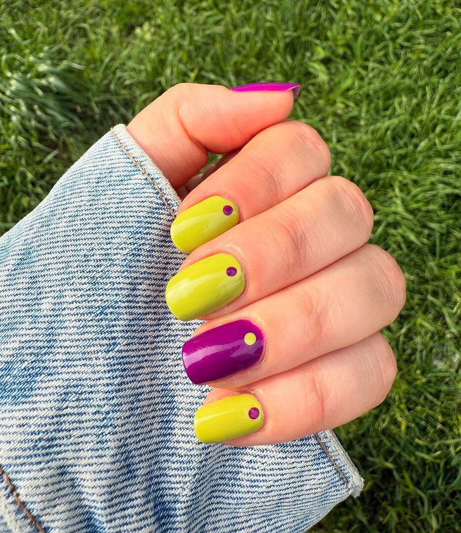 Tolle vegane Farbe
