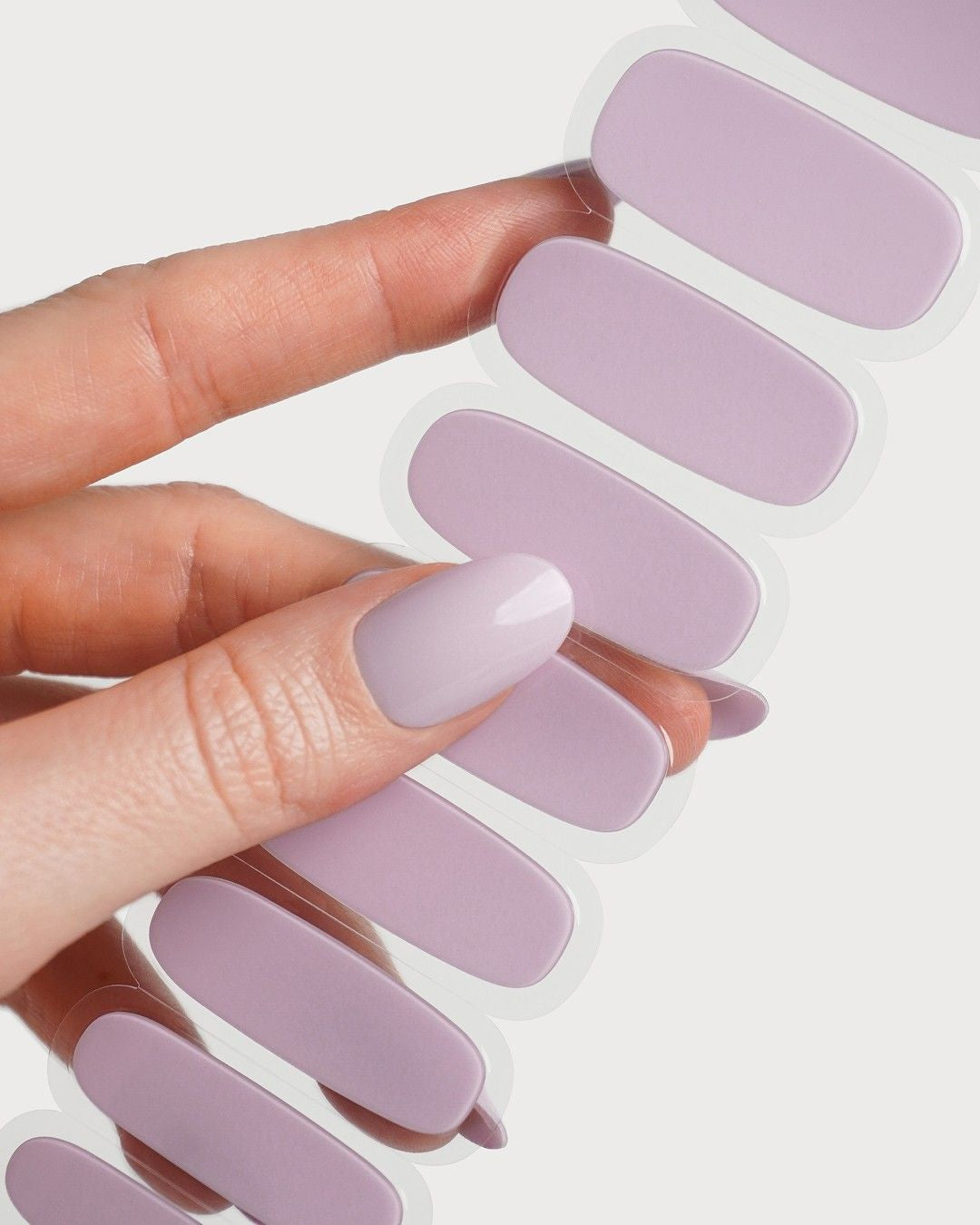 doonails-soft-lilac-uv-gel-strips-k-hles-lavendel image 6