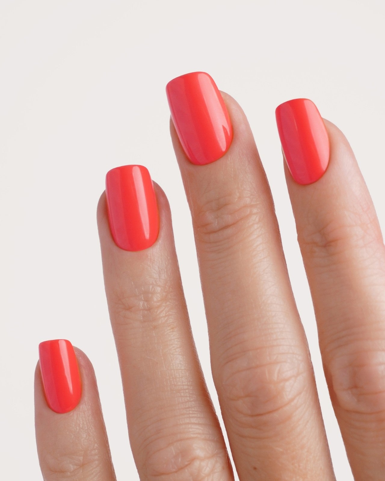 doonails-sunset-coral-short-square-soft-gel-press-ons-koralle image 2