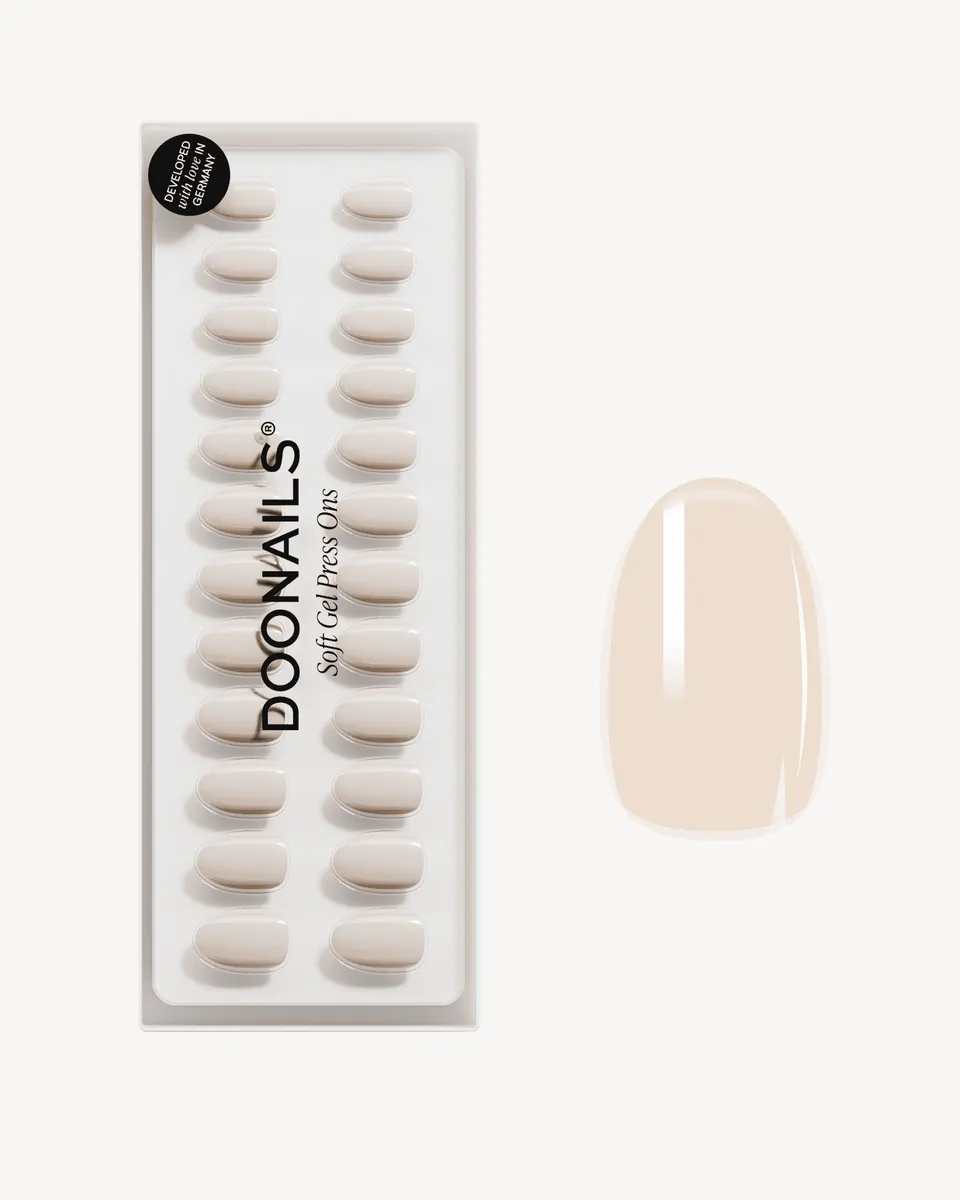 doonails-vanilla-short-round-soft-gel-press-ons image 1