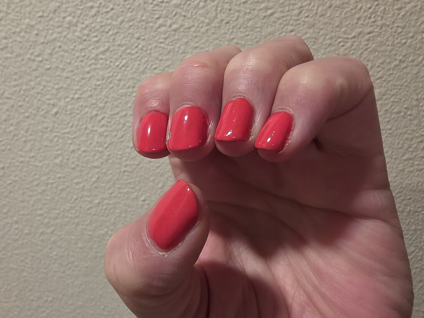 Strahlendes Rosa-Rot, mega Halt