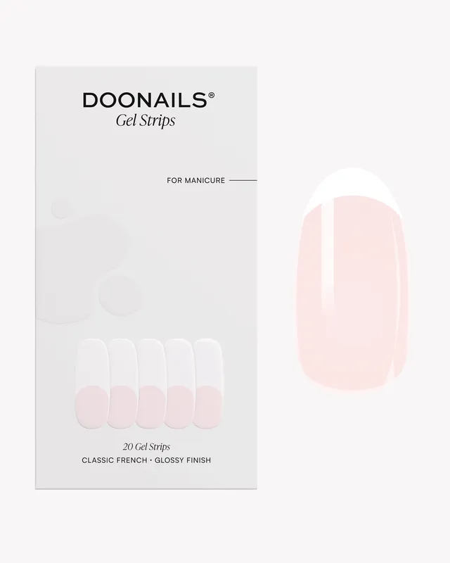 doonails-classic-french-uv-gel-strips-bestseller-french-design image 1