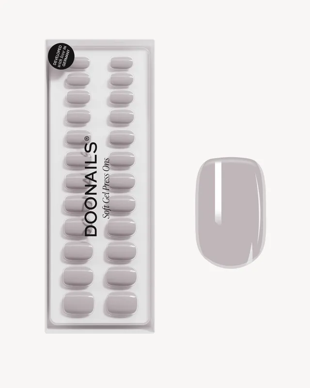 doonails-stone-short-square-soft-gel-press-ons-k-hles-grau image 1