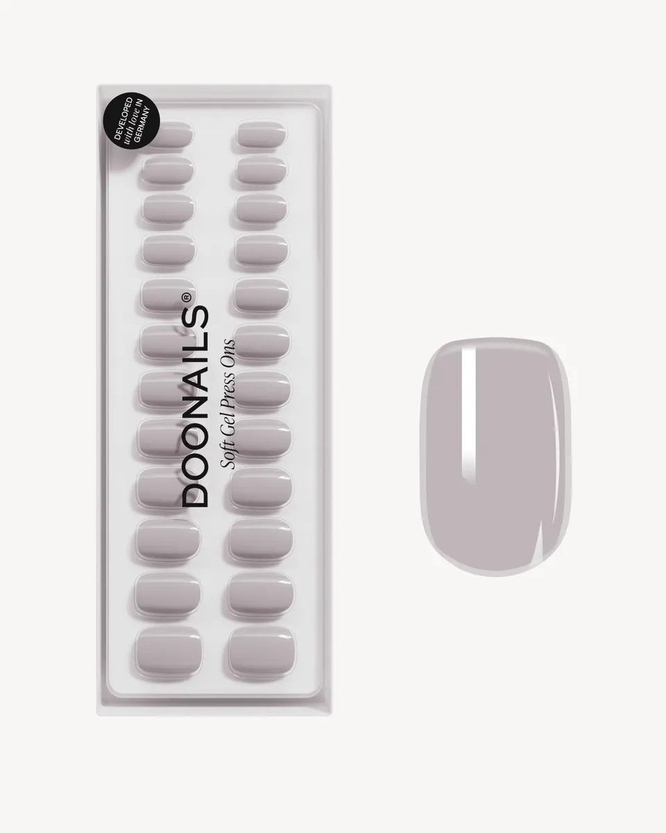 doonails-stone-short-square-soft-gel-press-ons-k-hles-grau image 1