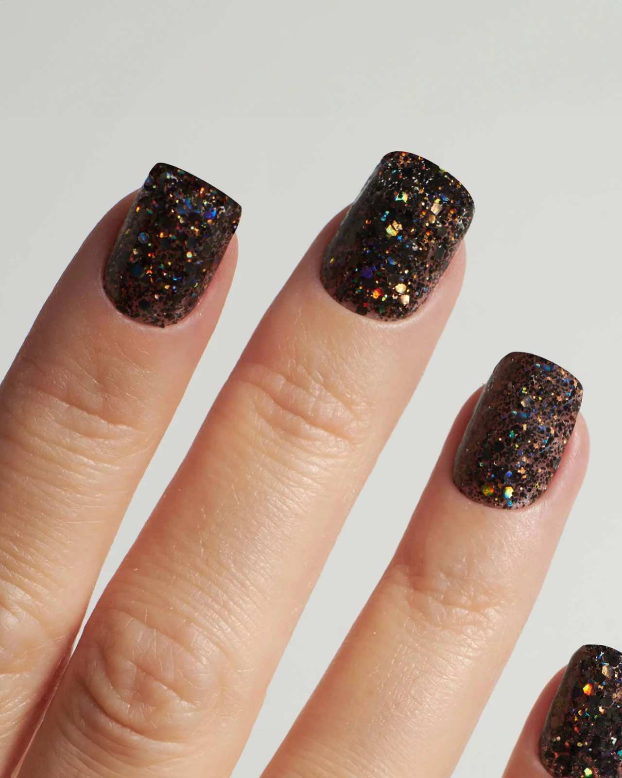 doonails-blackout-dipping-powder-dip-powder-in-schwarz-mit-glitzer image 2