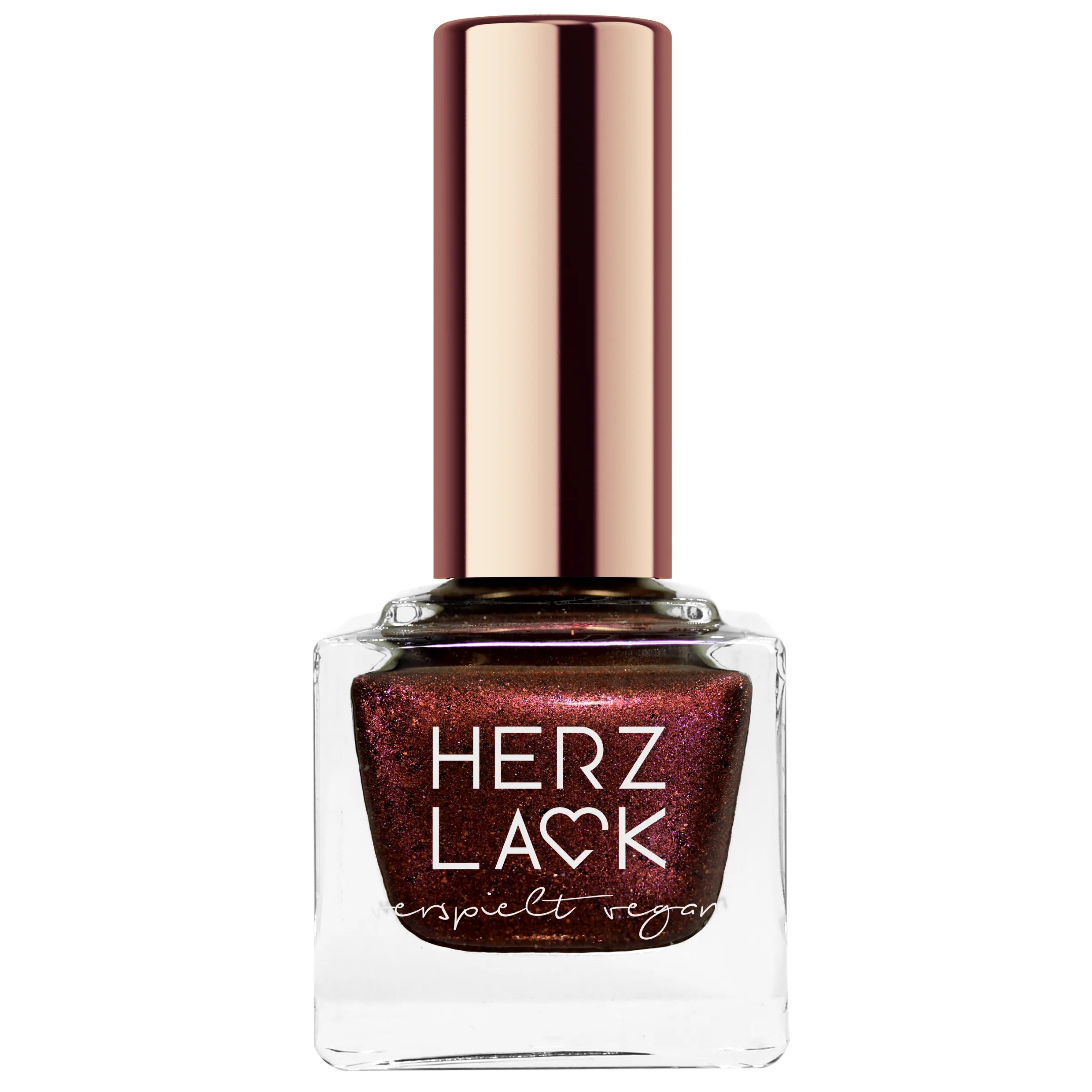 herzlack-hades-veganer-nagellack-dunkelbraun-flakies-schimmer-11ml image 1