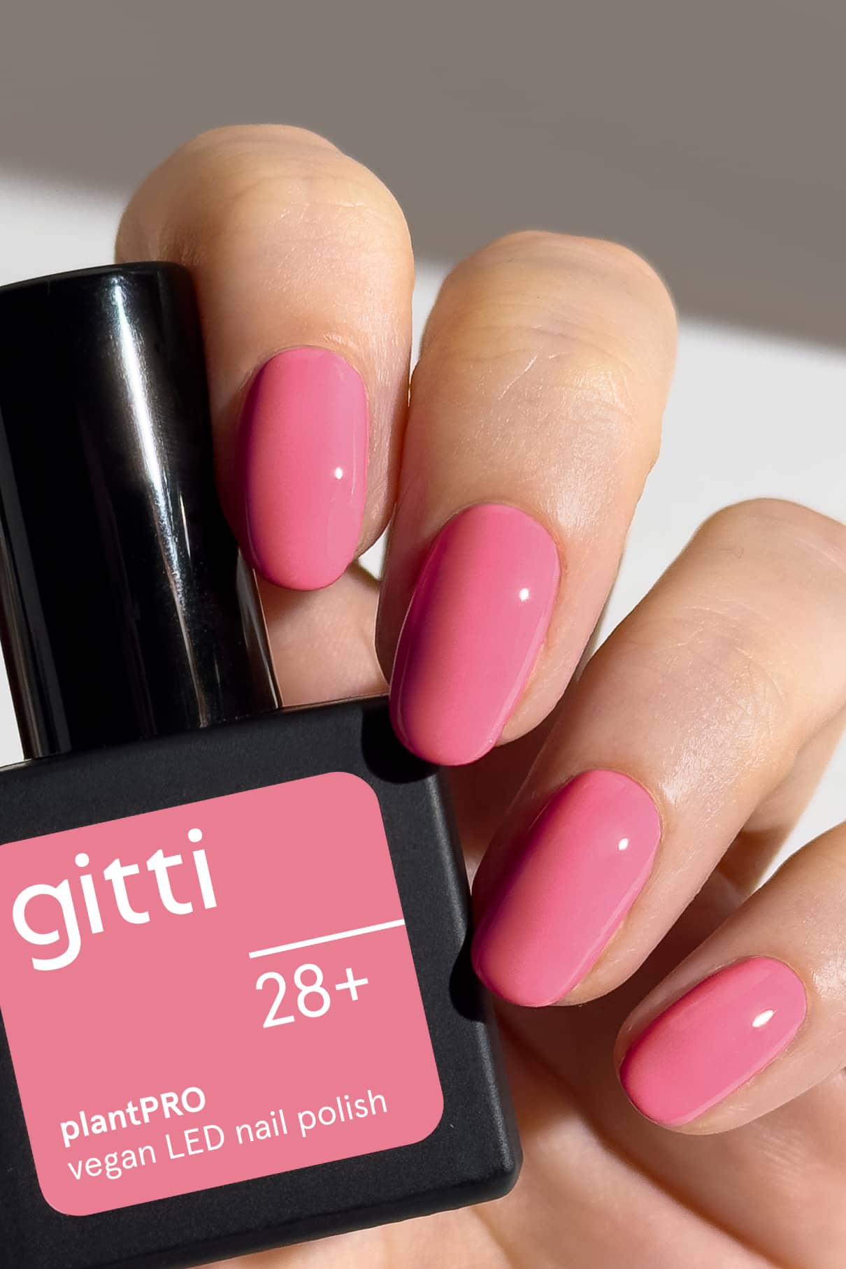 gitti-no-28-plantpro-gel-nail-polish-statement-pink image 2
