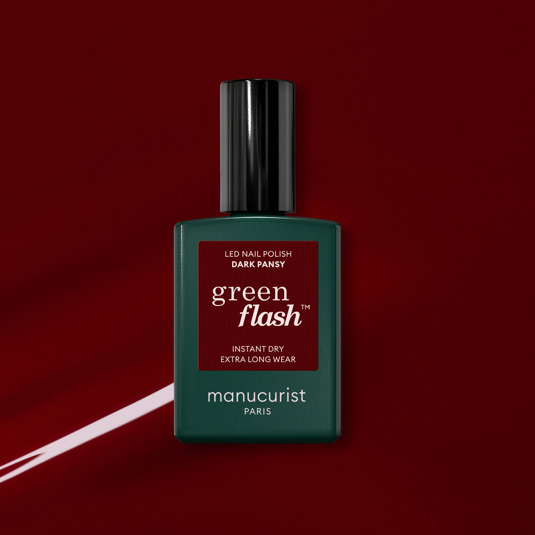 manucurist-green-flash-dark-pansy-semi-permanenter-nagellack-bordeaux-kirschrot image 1