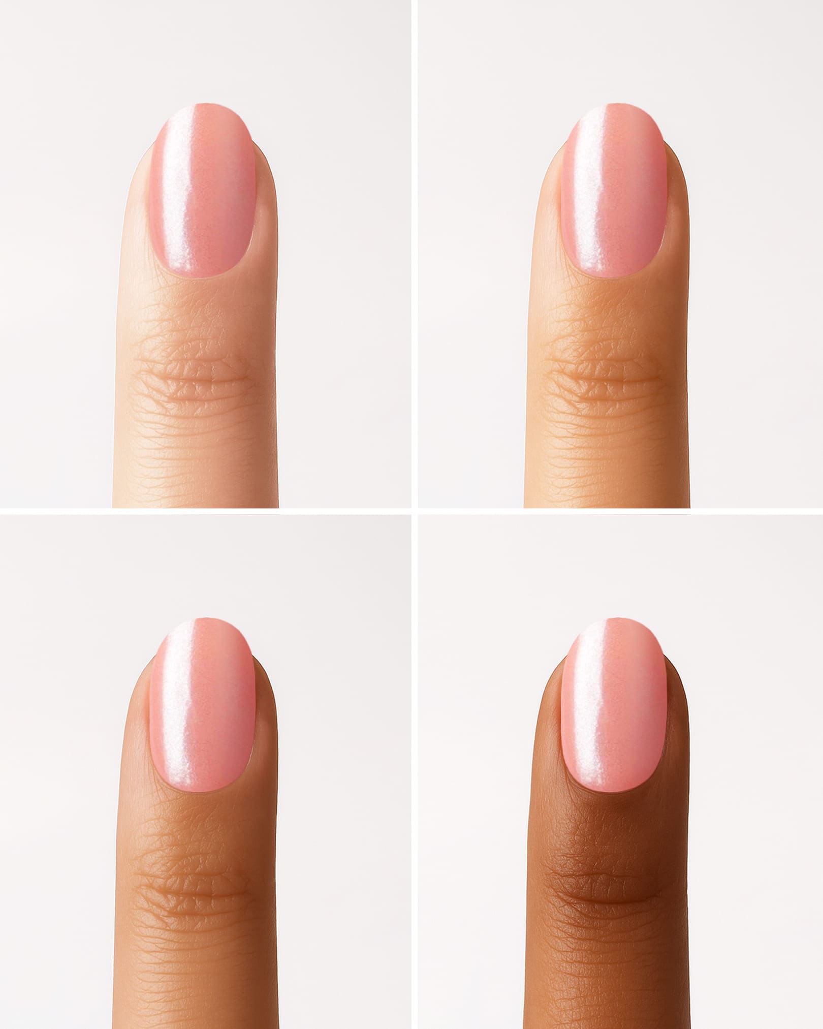 doonails-glazed-peach-uv-gel-strips-pfirsich-chrome-glow image 6
