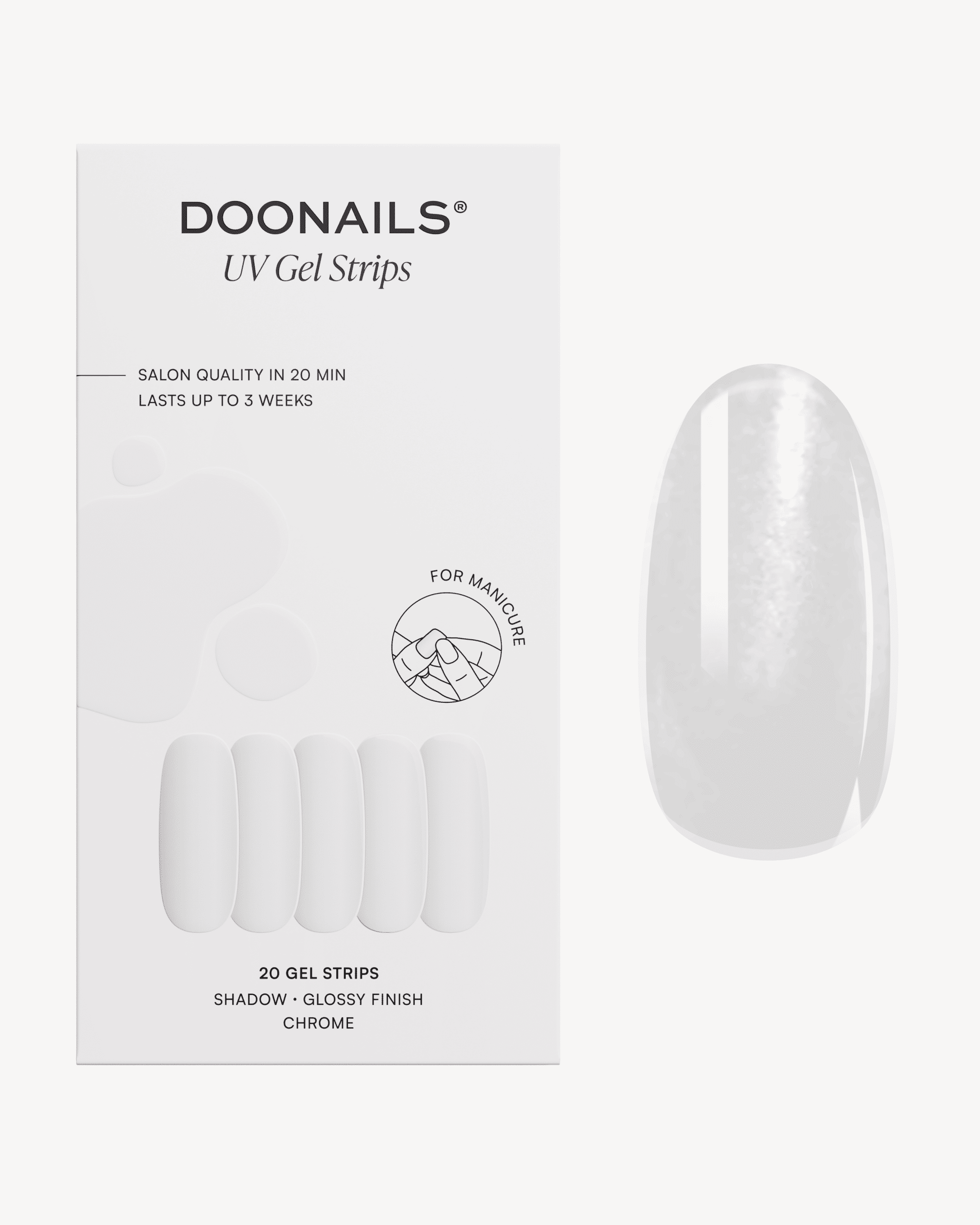 doonails-shadow-uv-gel-strips-silber-chrome image 1