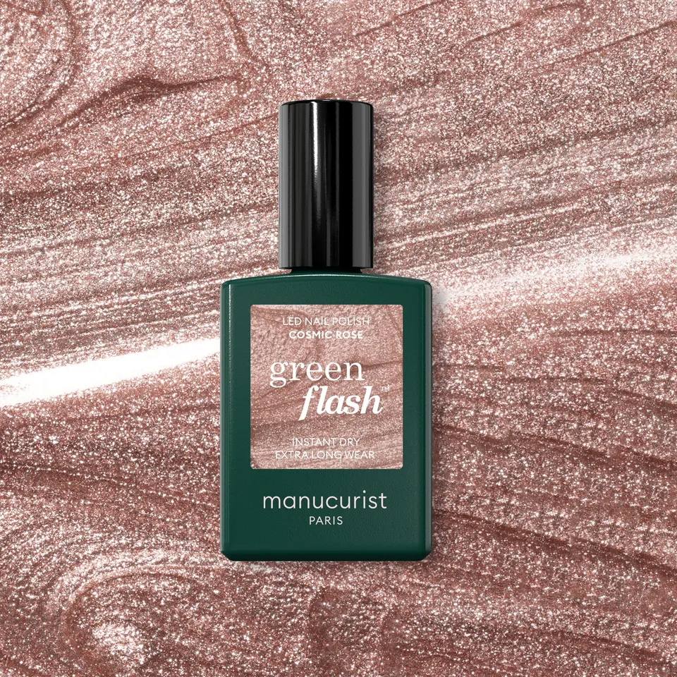 manucurist-green-flash-cosmic-rose-semipermanenter-nagellack-champagner-rosa image 1