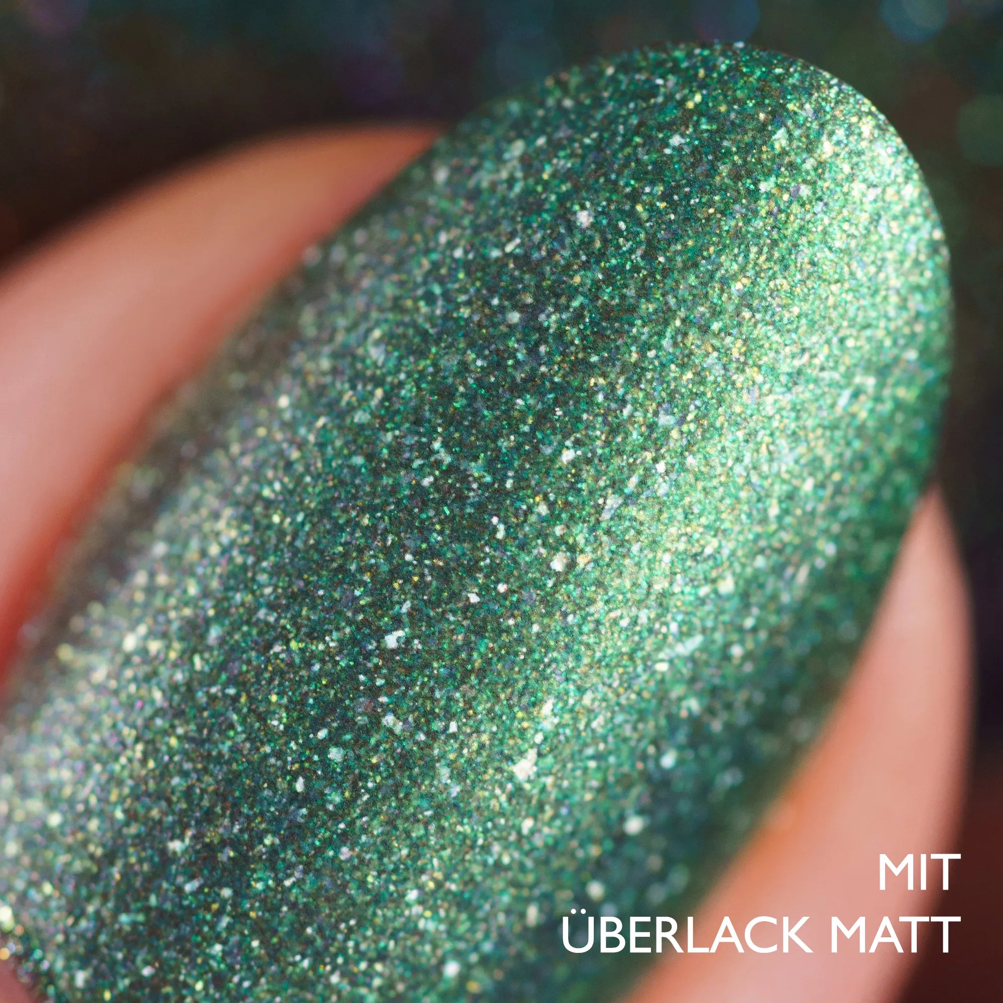 herzlack-oh-tannenbaum-nagellack-gr-n-gold-holo-schimmer-11ml image 5