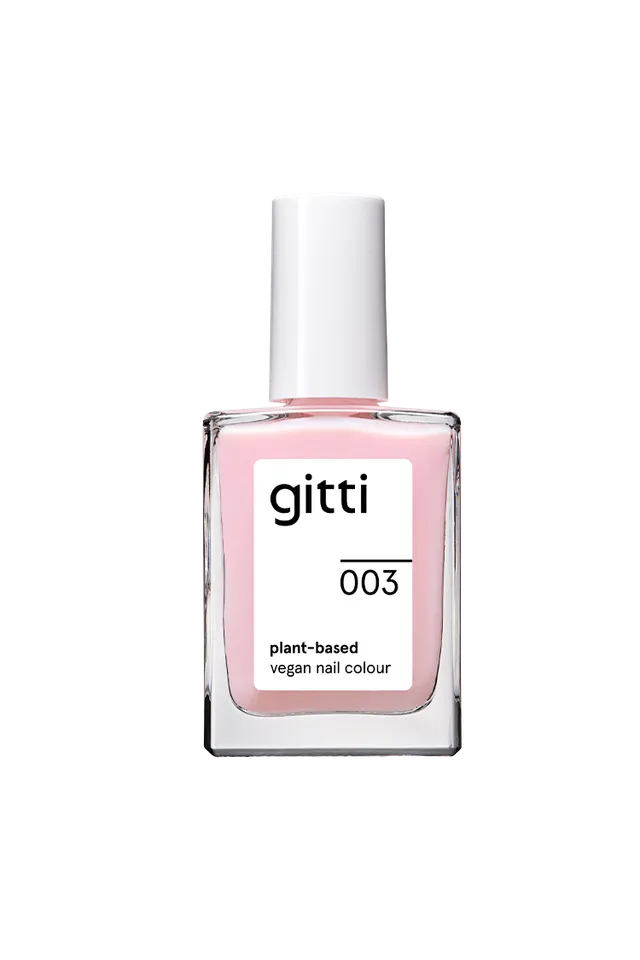 gitti-no-003-pflanzlich-basierter-nagellack-zart-rosa-gl-nzend image 1