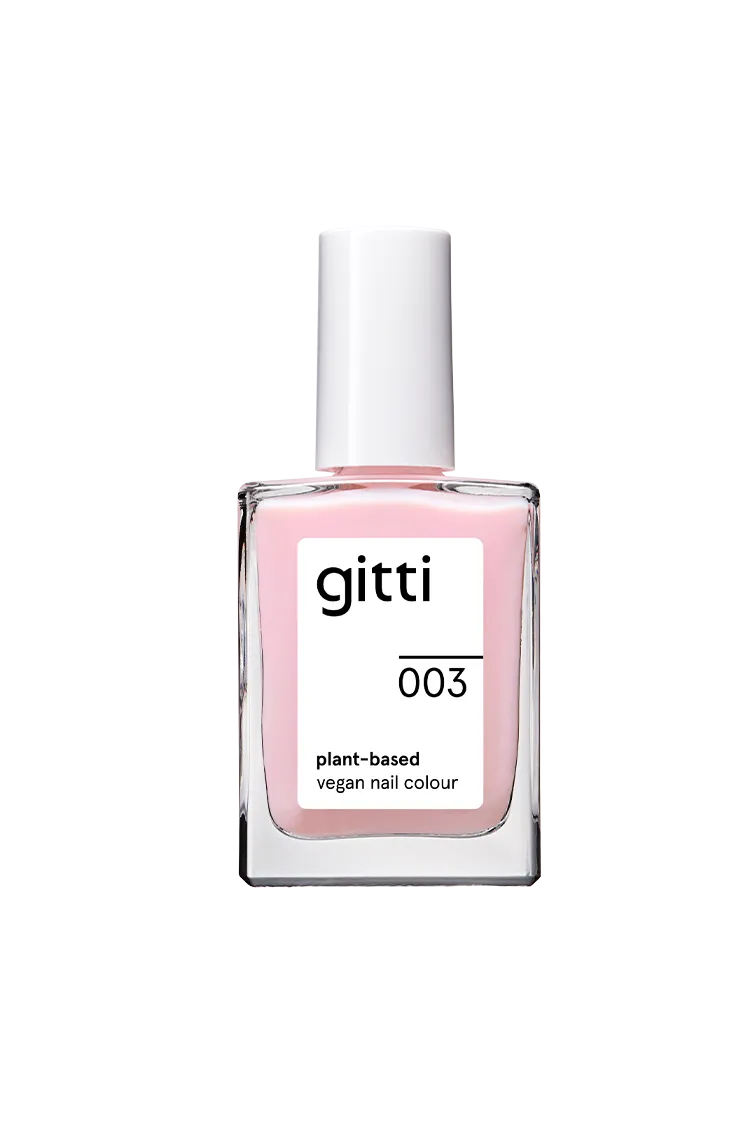 gitti-no-003-pflanzlich-basierter-nagellack-zart-rosa-gl-nzend image 1