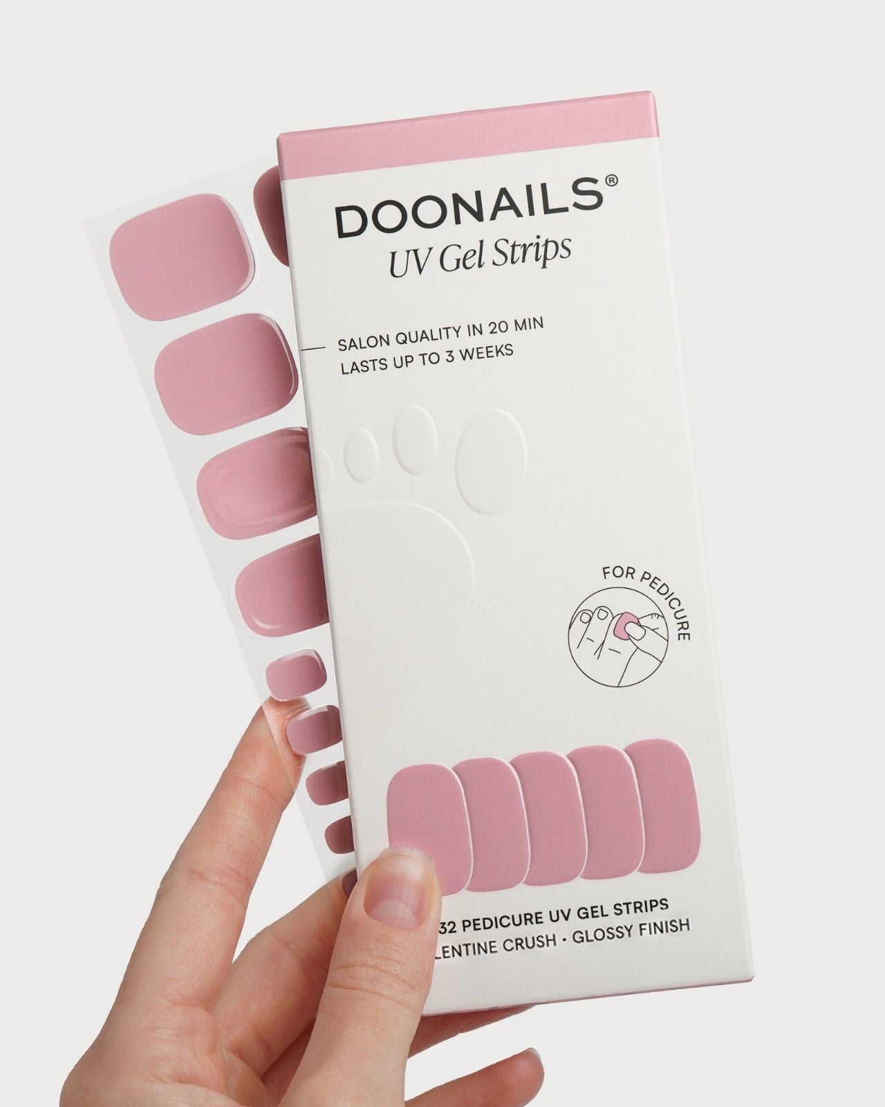 doonails-valentine-crush-pedik-re-uv-gel-strips-rosenholz image 3