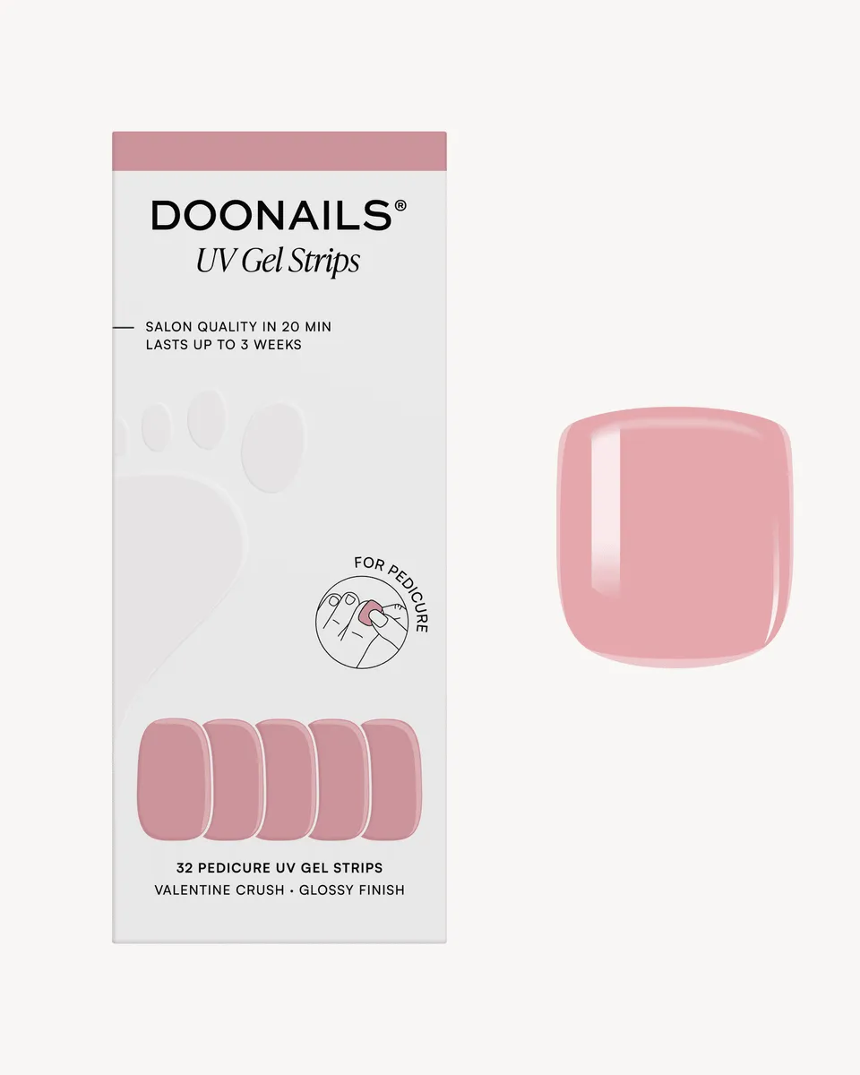 doonails-valentine-crush-pedik-re-uv-gel-strips-rosenholz image 1
