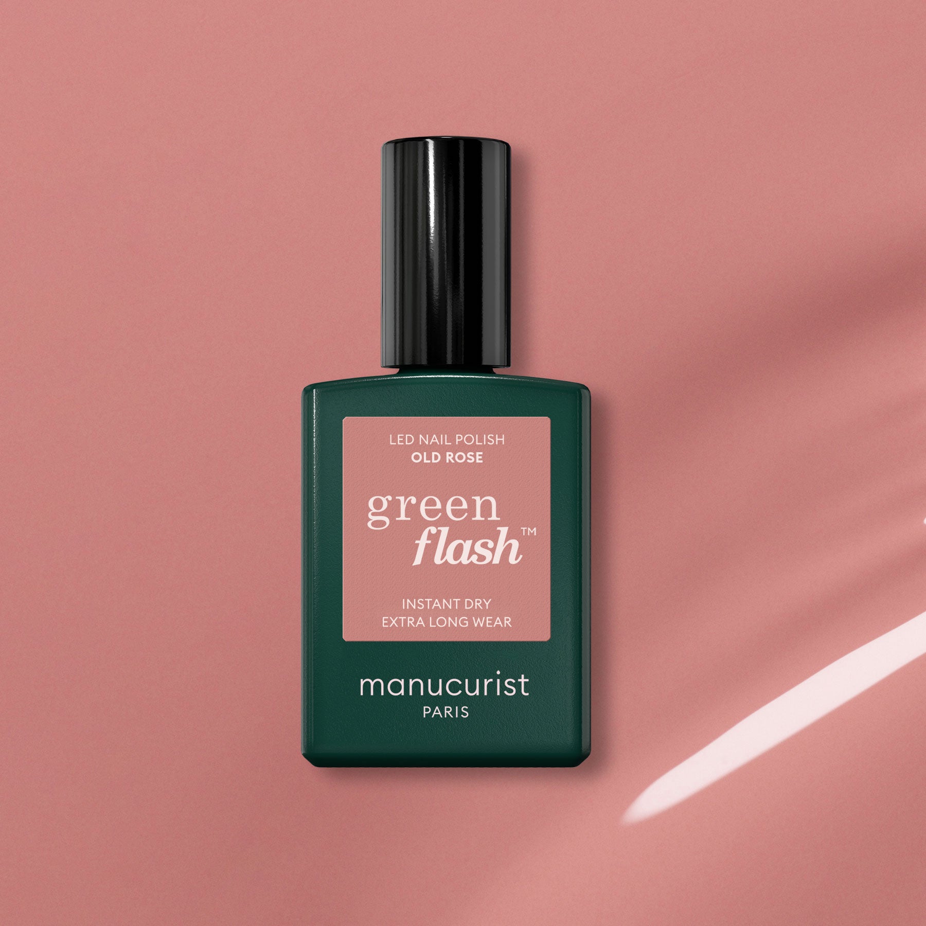 manucurist-green-flash-old-rose-halbpermanenter-nagellack-puderrosa image 1